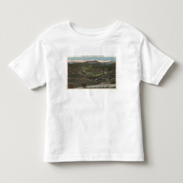 Bozeman, Montana - Bozeman Pass on Highway 10 Toddler T-shirt (Front)