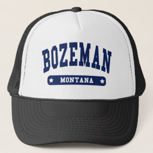Bozeman Montana College Style t shirts Trucker Hat