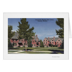 Bozeman, Montana - Dormitories at Montana State Cards