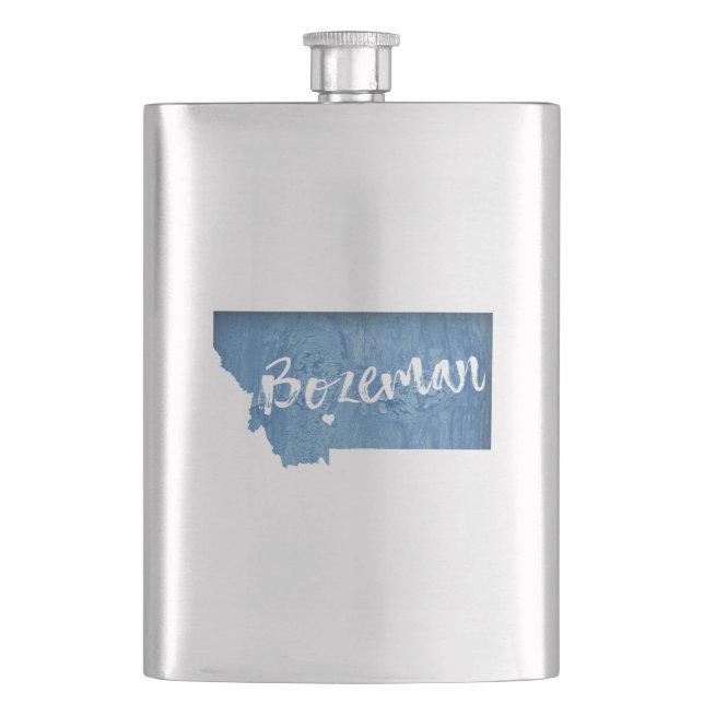 Bozeman, Montana Flask (Front)