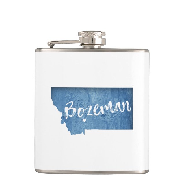 Bozeman, Montana Flask (Front)
