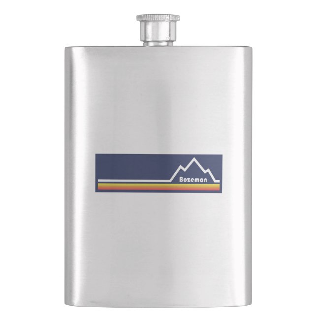Bozeman, Montana Flask (Front)