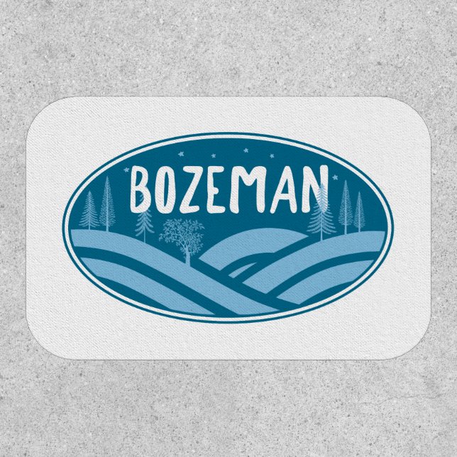 Bozeman Montana Outdoors Patch (Front)