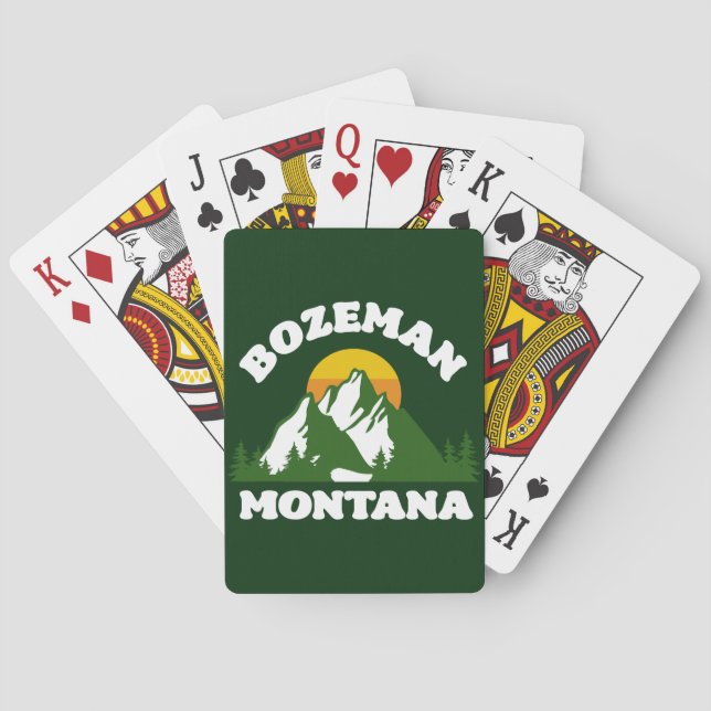 Bozeman,Montana Poker Cards (Back)