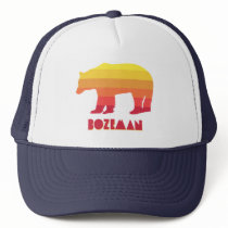 Bozeman Montana Rainbow Bear Trucker Hat