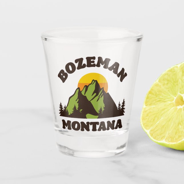 Bozeman,Montana Shot Glass (Front)