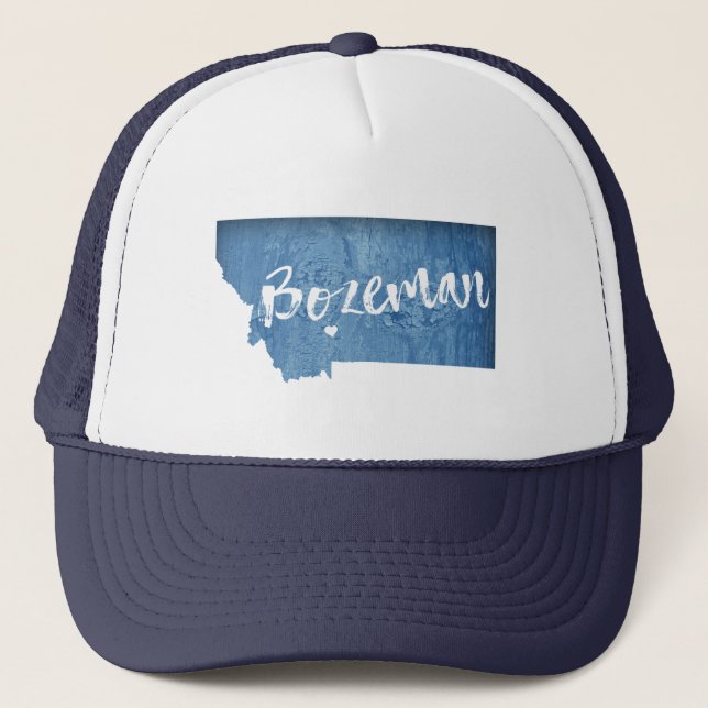 Bozeman, Montana Trucker Hat (Front)