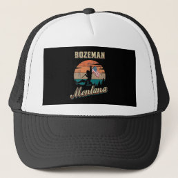 Bozeman Montana Trucker Hat