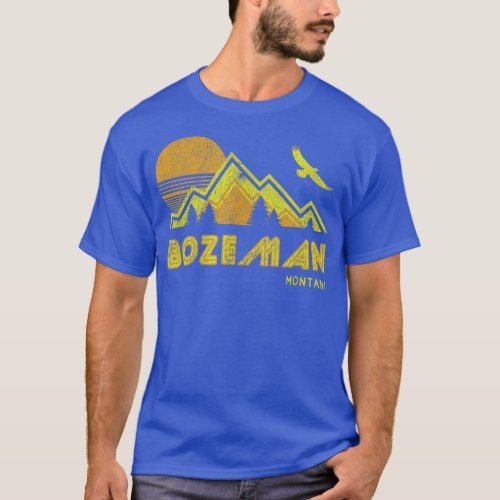 Bozeman Montana Vintage Retro Tee 