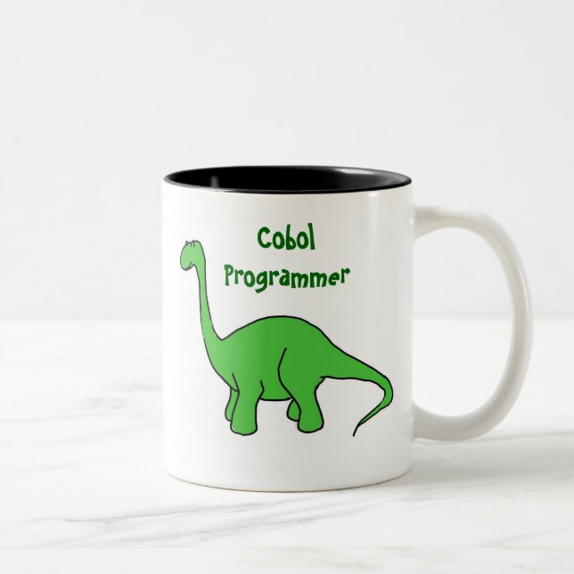 BP- Cobol Programmer Dinosaur Mug (Right)