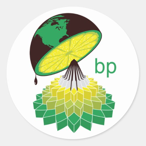 BP Logo Version 2 Sticker Classic Round Sticker