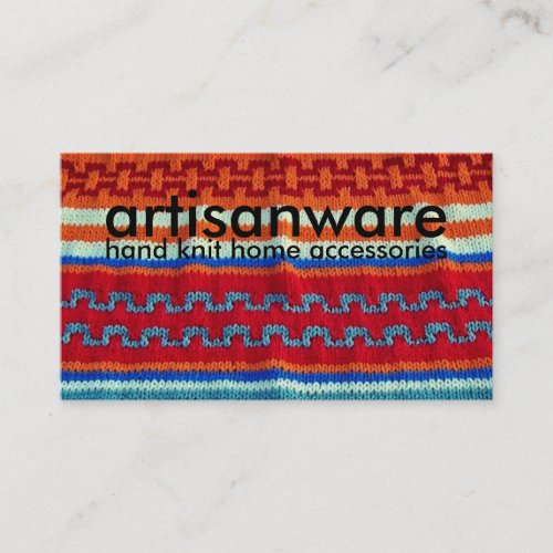 bpc Artisanware Knit Business/Profile Card Business Card