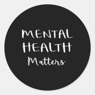 Bpd Bipolar Mental Health Awareness Mental Health Classic Round Sticker