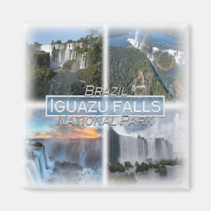 BR0121 America, Brazil, Iguazu falls, Fridge Magnet