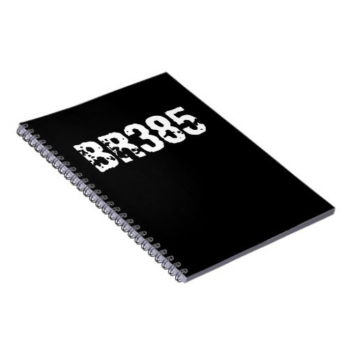 BR385 OG logo notebook