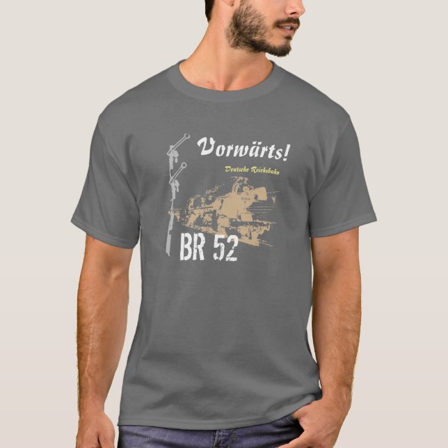 BR 52 German Reichsbahn GDR. T-Shirt (Front)
