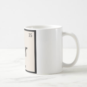 Br - Brie Cheese Chemistry Periodic Table Symbol Coffee Mug
