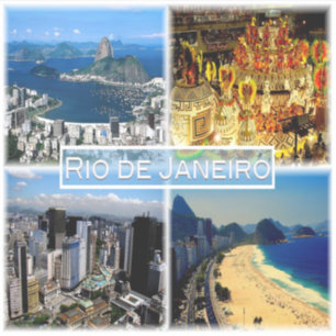 BR Rio de Janeiro - Botafogo beach - Carnival - Sticker