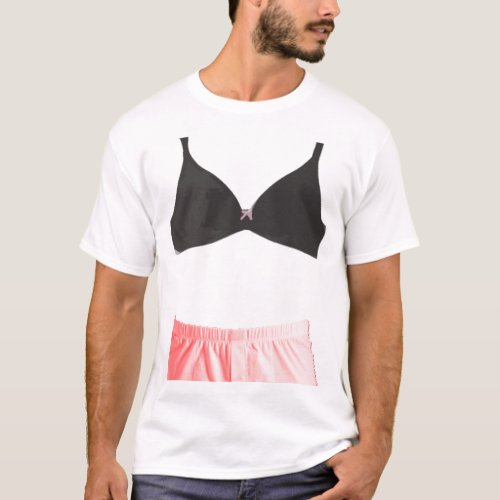 Bra and Boxers T_Shirt