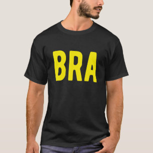 BRA Brasil 2 Part Brazilian Flag Part 1 Brazil T-Shirt