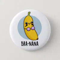 Bra-na-na Funny Banana Bra Pun Sticker, Zazzle