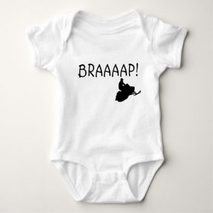 "BRAAAAP!" Infant Snowmobile Baby Bodysuit