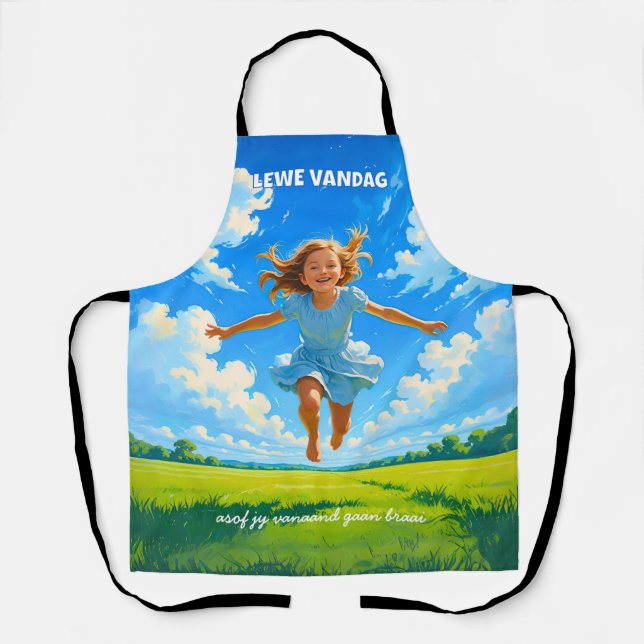 BRAAI Meme Afrikaans Saffa Expat Afrikaanse Humor Apron (Front)