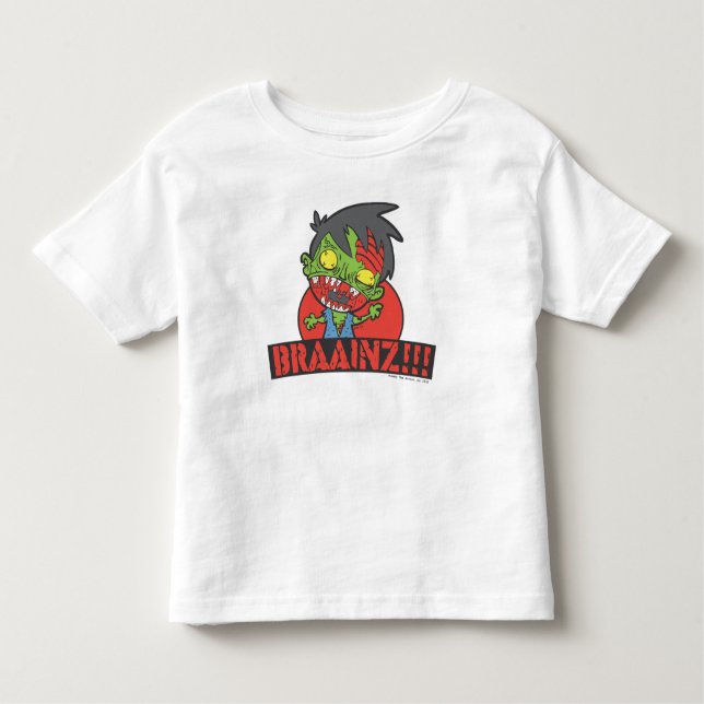 BRAAINZ!!! (Toddler Size) Toddler T-shirt (Front)