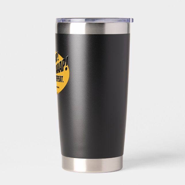 Braap Braaap & Repeat Dirt Bike Travel Mug Insulated Tumbler (Left)