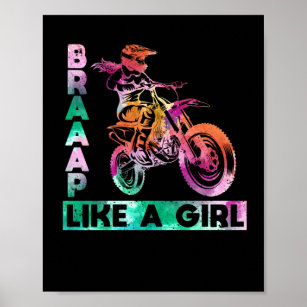 Motorcycle Girl Posters & Prints