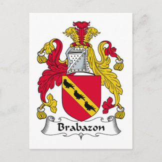 Brabazon Family Crest Postcard