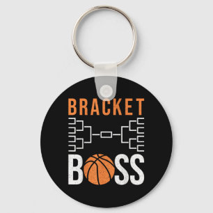 Brac Boss Funny College Basball Tournament Keychain