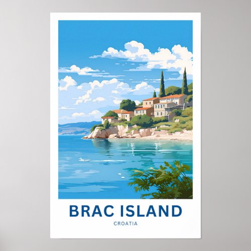 Brac Island Croatia Travel Print