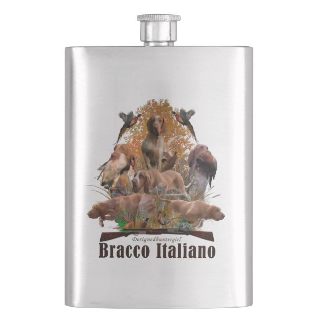 Bracco Italiano   Flask (Front)