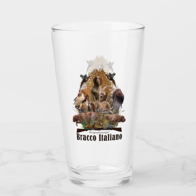 Bracco Italiano  Glass (Front)