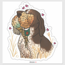 Bracco Italiano Hunting Car Decal