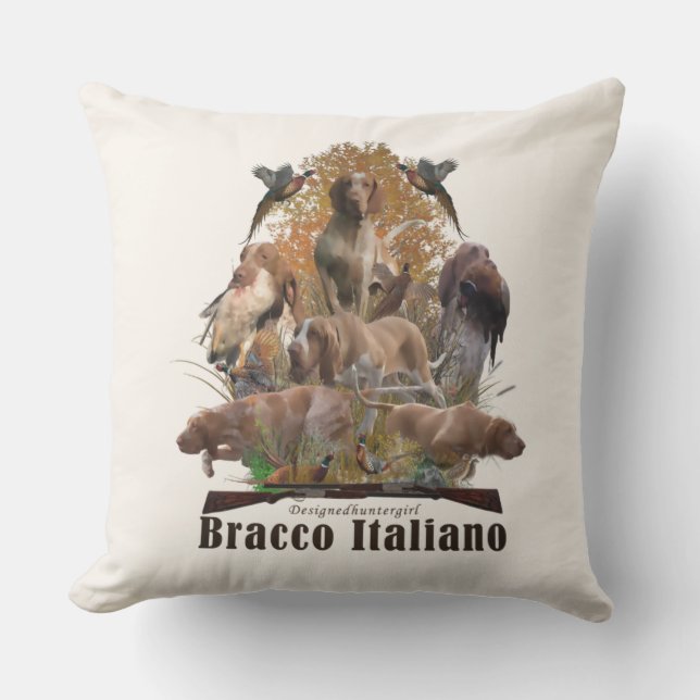 Bracco italiano  outdoor pillow (Front)