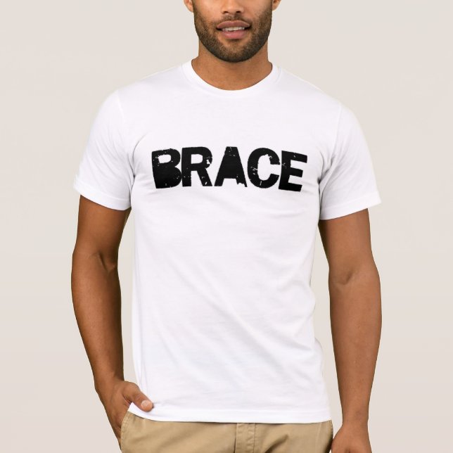 Brace 'Classic' - Front Text T-Shirt (Front)
