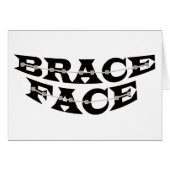 BRACE FACE Card (Front Horizontal)