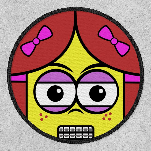 Brace Face Emoji Patch (Front)