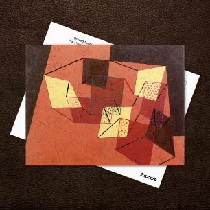Braced Surfaces Abstract Paul Klee Postcard