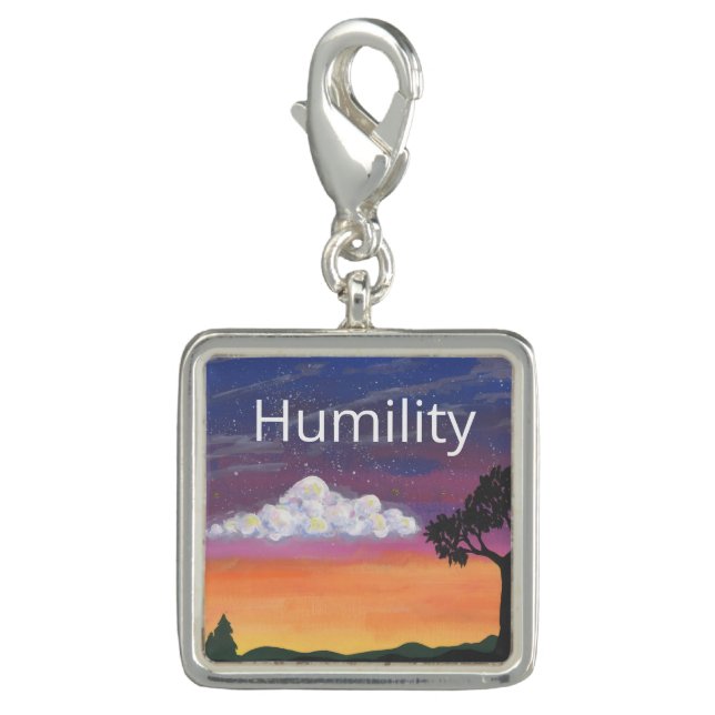 Bracelet Charm - Wear Your Strength: Humility (Front)