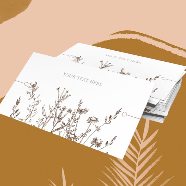 Bracelet Display Card • Earthy Floral (Creator Uploaded)