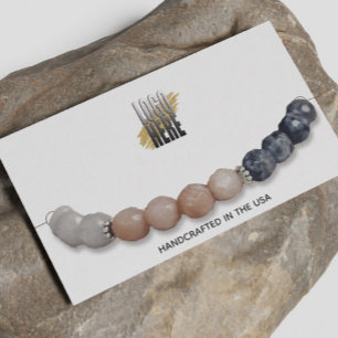 Bracelet Display White Your Logo Social Media  Business Card