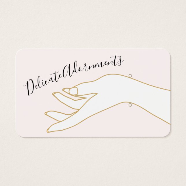 Bracelet on Wrist Display Holder  (Front)