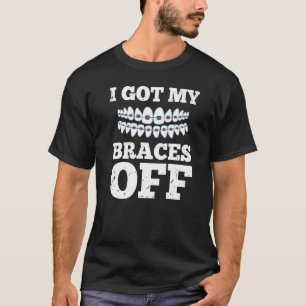 Braces Dental Orthodontic Colors Teeth Brush Assis T-Shirt