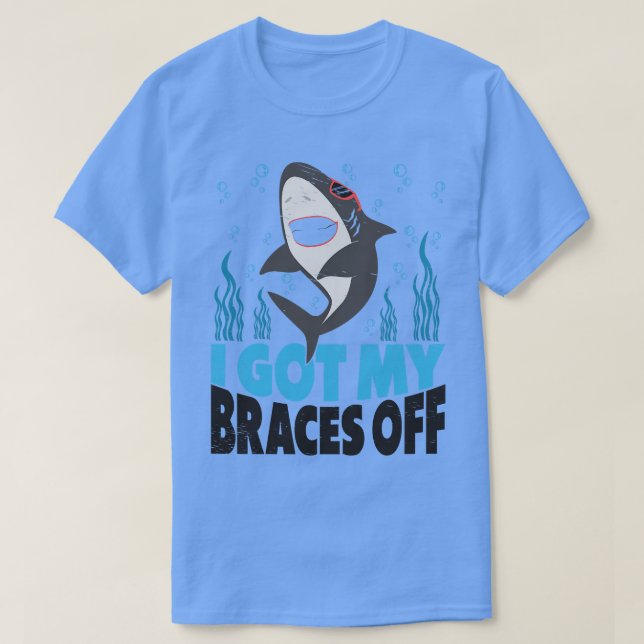 Braces Dentist Patient Animal Lover Dental Health  T-Shirt (Design Front)