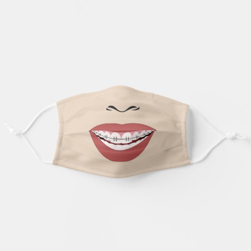 BRACES ON TEETH SMILE MASK