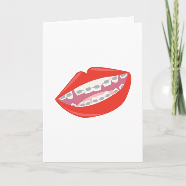 Braces Teeth Card (Front)