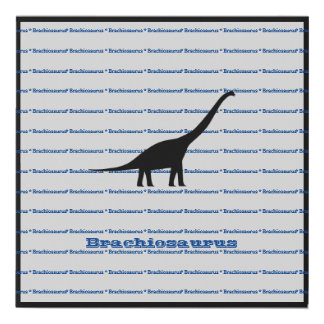 Brachiosaurus 2 faux canvas print